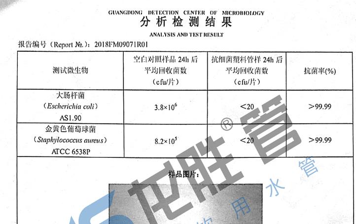 納米抗菌水管多少年使用壽命?抗菌效率如何驗(yàn)證? 納米抗菌水管多少年使用壽命?抗菌效率如何驗(yàn)證?